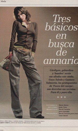 Goya Toledo. Reportajes